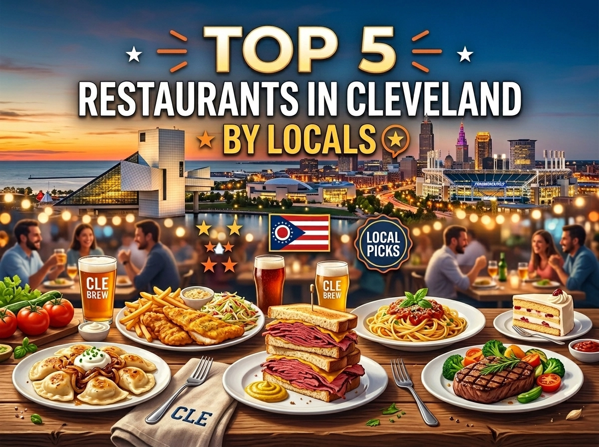 Top 5 Restaurants in Cleveland by locals